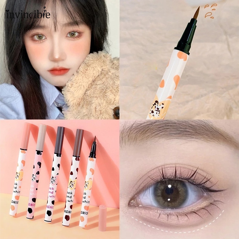 Bút Kẻ Mắt/Phấn Mắt Dạng Lỏng Siêu Mịn Không Nhòe Lâu Trôi Nhanh Khô Tinh Tế