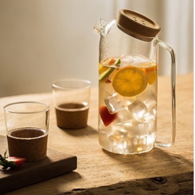 Bình thuỷ tinh nắp thít 1800ml