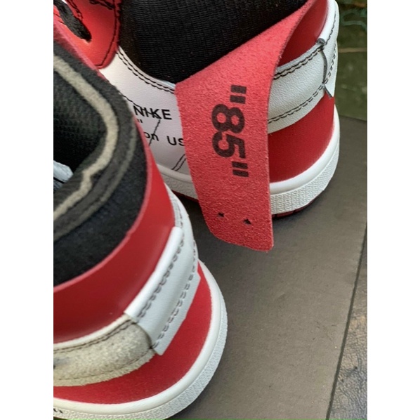 GIÀY JD1 OFF WHITE ĐỎ TRẮNG CAO CỔ LAI AU