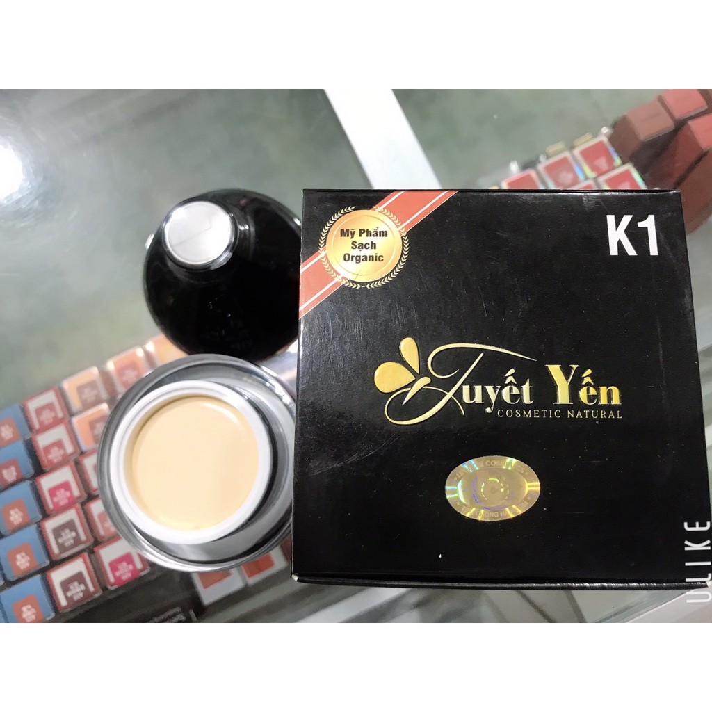 Kem Tuyết Yến K1 VIP nhau thai cừu face đa chức năng cải thiện đỏ da -chống nám-chống nắng-giữ ẩm-ngừa mụn -trắng da 40G
