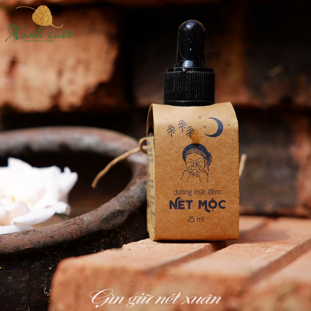 [Vietherb] Dưỡng Mặt Đêm Nét Mộc- Net Moc Bedtime Skin Serum With Essential Oils