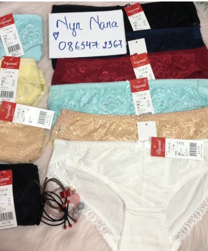 Quần lót nữ cotton phối ren