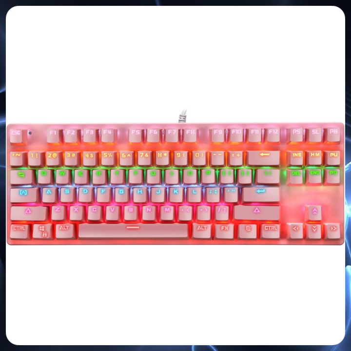 Bàn Phím Cơ Gaming K550 Blue Switch 10 Chế Độ LED Màu Cực Đẹp Chơi Mọi Tựa Game Trên Máy Tính Laptop PC