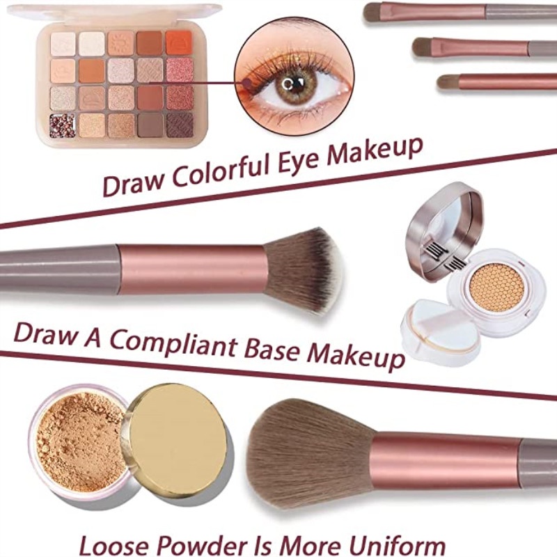 Set 13 Cọ Trang Điểm Lông Mềm Chuyên Dùng Chất Lượng