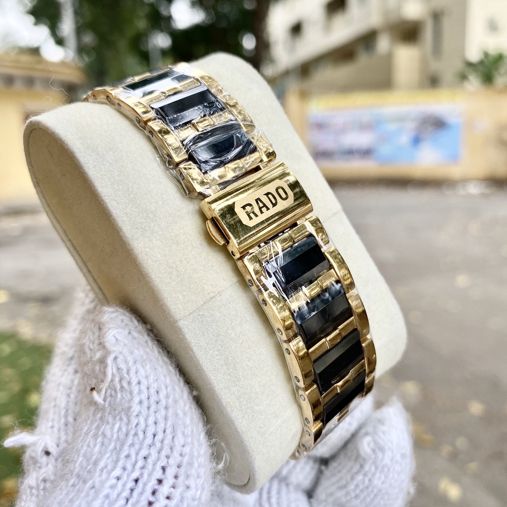 Đồng Hồ NAM R.a.d.o L033 Đen Chống Xước, Chống Nước TUYỆT ĐỐI - TẶNG 1 Vòng Đá Tỳ Hưu + 2 pin AG4