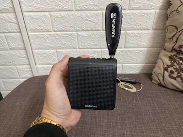 Máy trợ giảng K100 micro không dây màu da người, mic hạt gạo