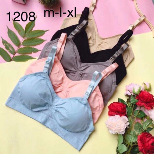 Áo Lót Bầu Và Cho Con Bú ♥️FREESHIP♥️ Chống Chảy Xệ ( 3 Sz M,L,XL) Cao Cấp