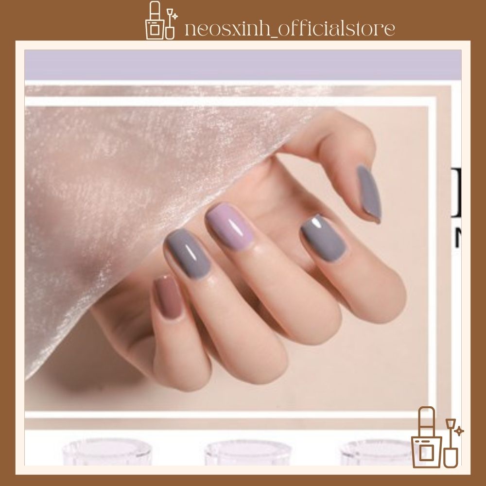 Sơn Móng Tay Fitme Mới Màu Hot Màu Nude Pastel Đen Trắng Trong Suốt Kim Tuyến Tím - Neosxinh Nails