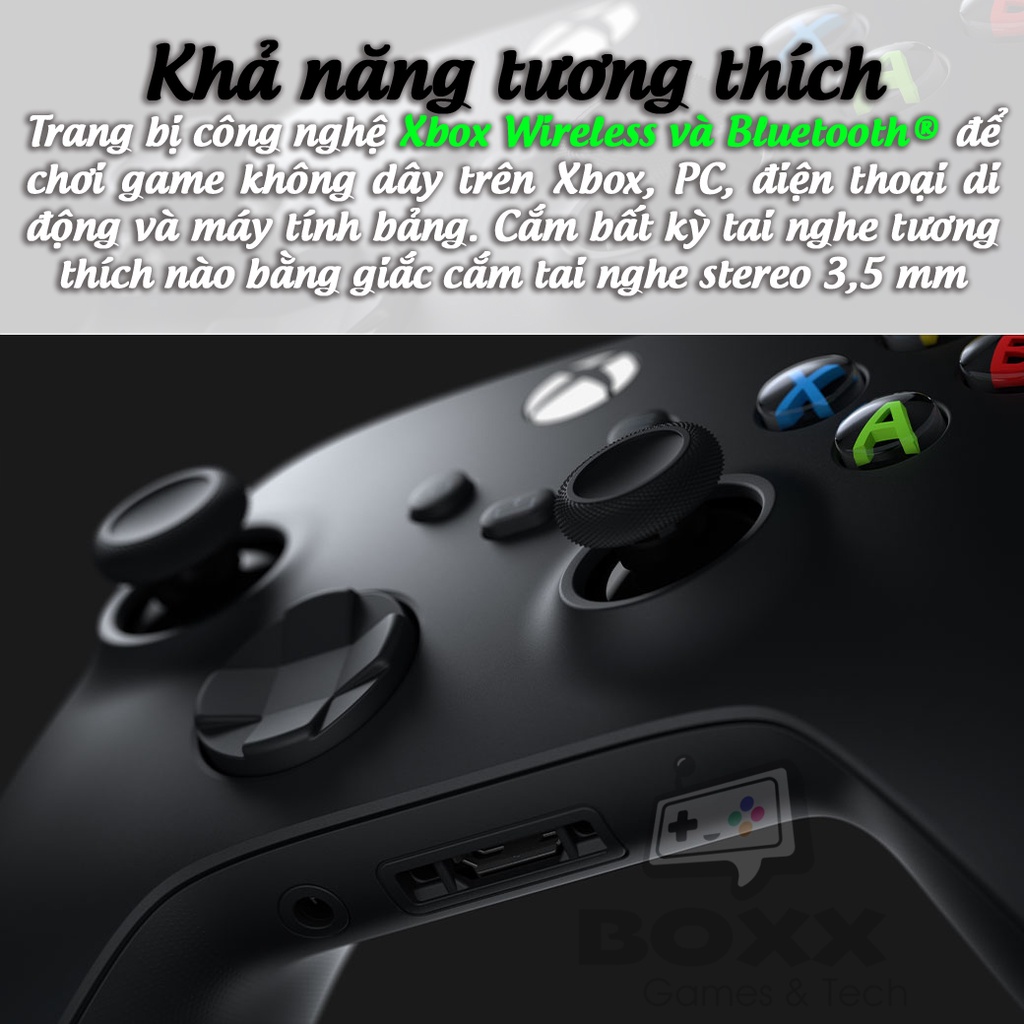 Tay cầm xbox series x, tay cầm chơi game xbox one series x Robot White chính hãng tặng kèm cáp