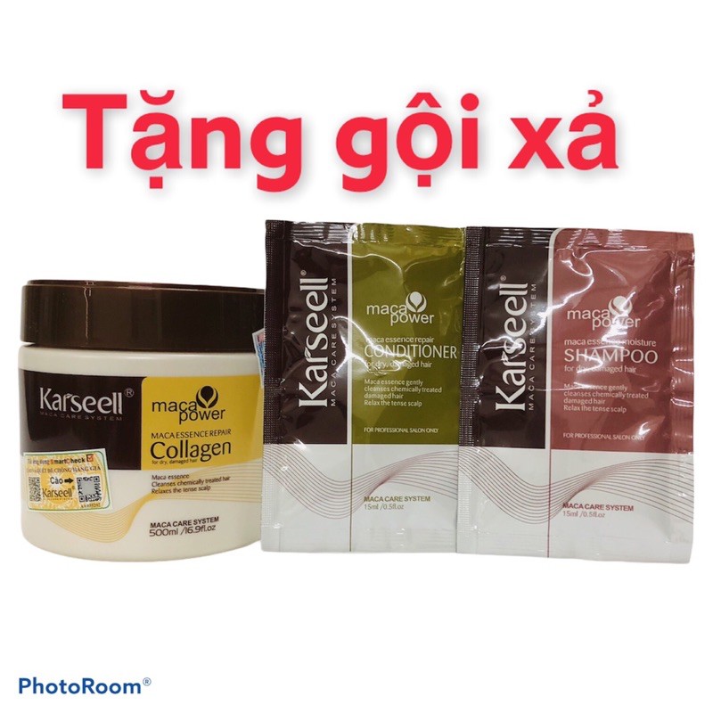 KARSEELL - Dầu Hấp Ủ Dưỡng Ẩm Phục Hồi Tóc Siêu Mềm Mượt Collagen Karseell 500ml | BigBuy360 - bigbuy360.vn