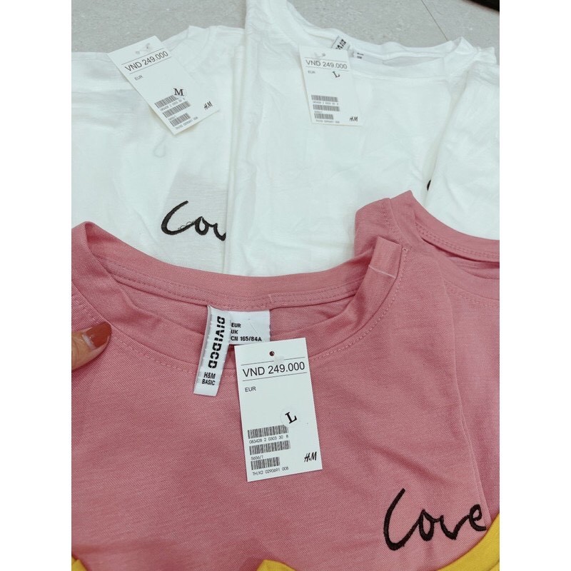 BÁN SỈ ÁO PHÔNG GIẤY CỔ TRÒN THÊU LOVE