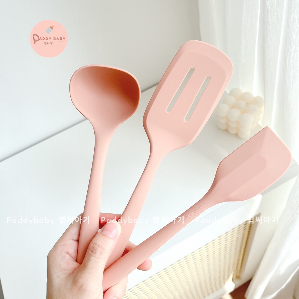 Bộ dụng cụ nấu ăn silicon Dailylike Bonbon siêu tiện lợi