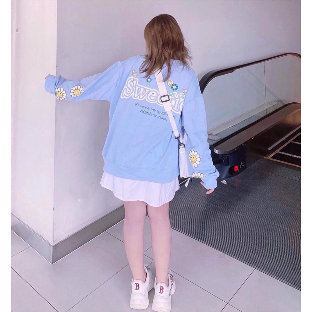 Áo cadigan nữ🍁FREESHIP🍁 Khoác bomber sweeti xanh [ao khoac nu] | BigBuy360 - bigbuy360.vn