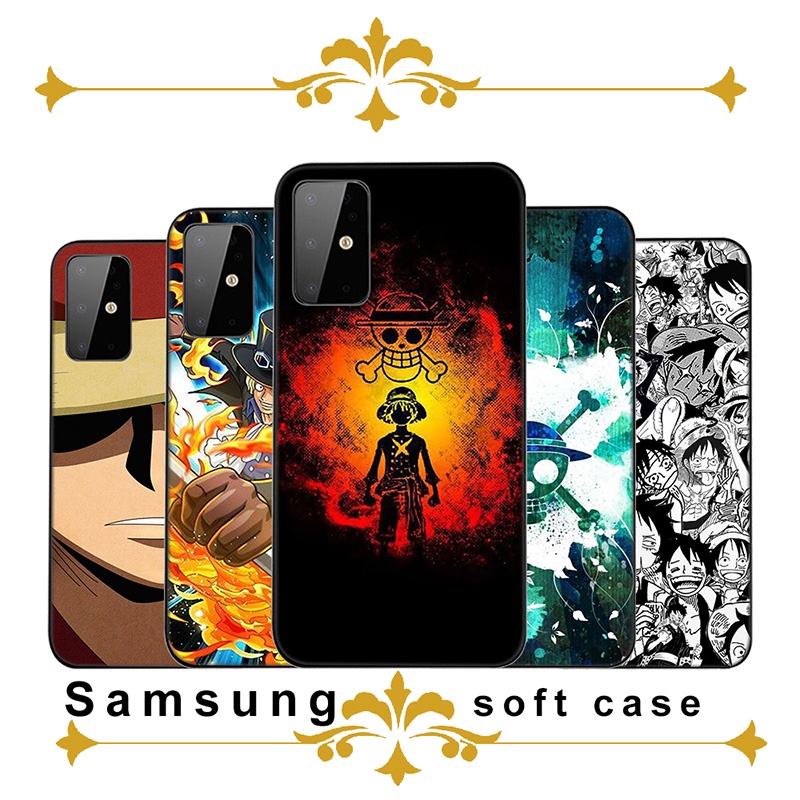 Ốp điện thoại silicone mềm in hình Luffy Zoro ACE cho Samsung Galaxy Note 20 Ultra 10 9 8 Plus Lite BZ66