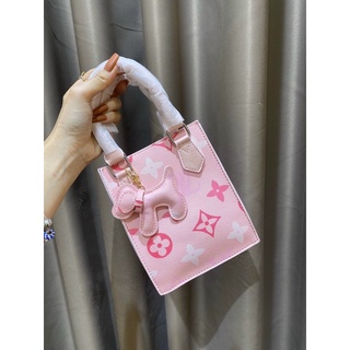 Túi Xách Nữ đeo chéo lv Điện Thọai eo vì tặng kèm móc cún🚛freeship🚛