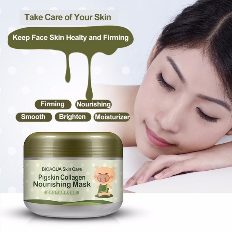 Mặt nạ ngủ dưỡng ẩm BIOAQUA Mặt nạ dưỡng da mặt Hàn Quốc chăm sóc da làm sạch sâu lỗ chân lông Chống lão hóa
