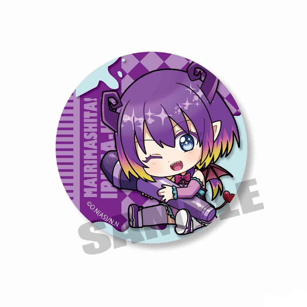 Huy hiệu IN HÌNH Mairimashita! Iruma-kun Iruma giá đáo! anime chibi dễ thương