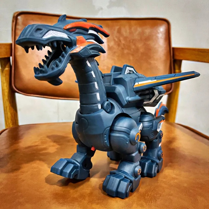 [Hàng mới về] Đồ chơi Rồng phun khói chạy bằng Pin có đèn và nhạc - Rồng khủng long phun sương