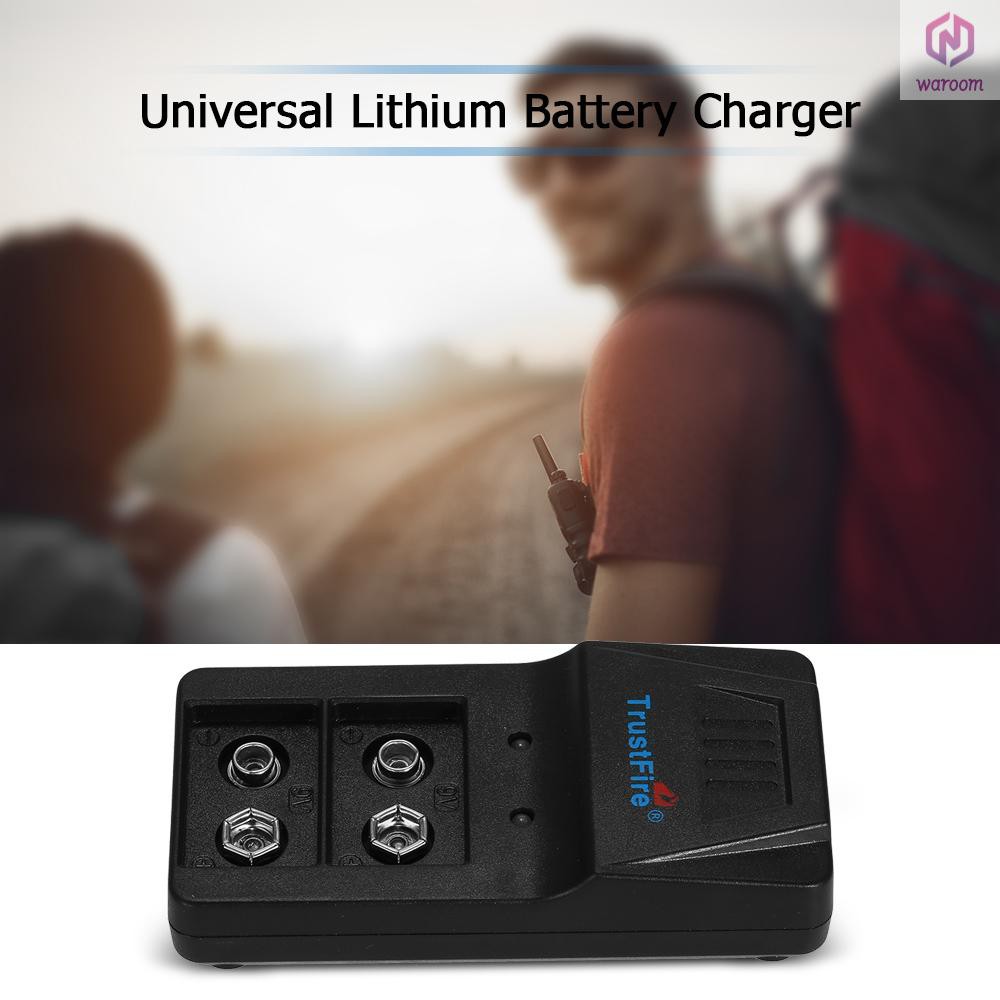 [H&I]Universal Lithium Battery Charging Rechargeable Micro USB Charging Interface for 9V Rechargeable Lithium Battery