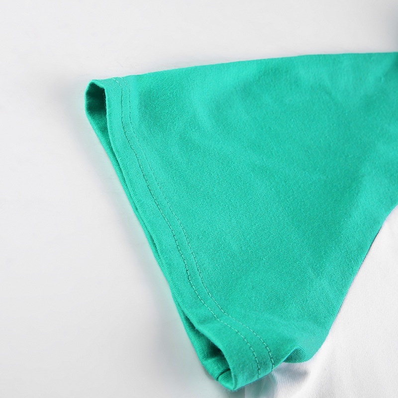 Áo polo Ngắn Tay Phối Nút In Chữ Phong Cách Đường Phố Cá Tính Dành Cho Nữ