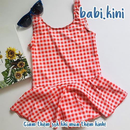 Bikini bé gái 1 mảnh CARO ĐỦ SIZE siêu yêu