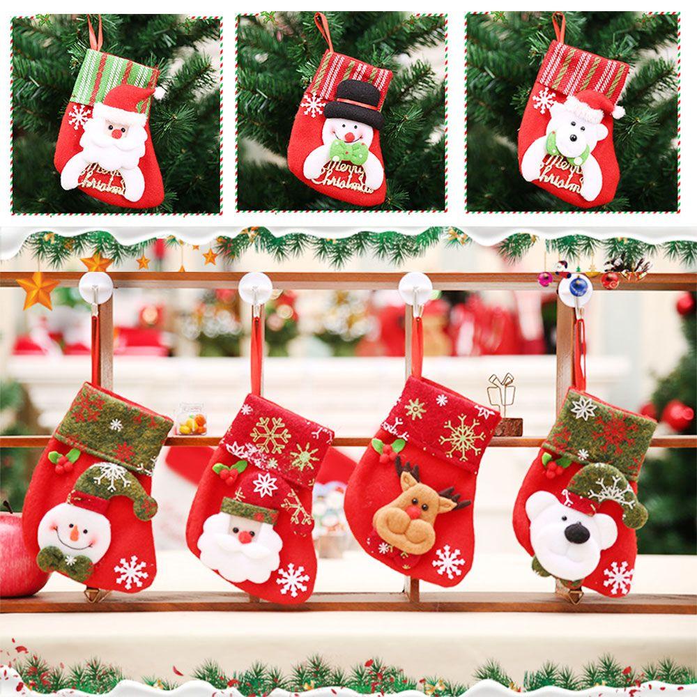 MUVAKO Phụ Kiện Trang Trí Cây Thông Giáng Sinh Năm Mới Hình Ông Già Noel