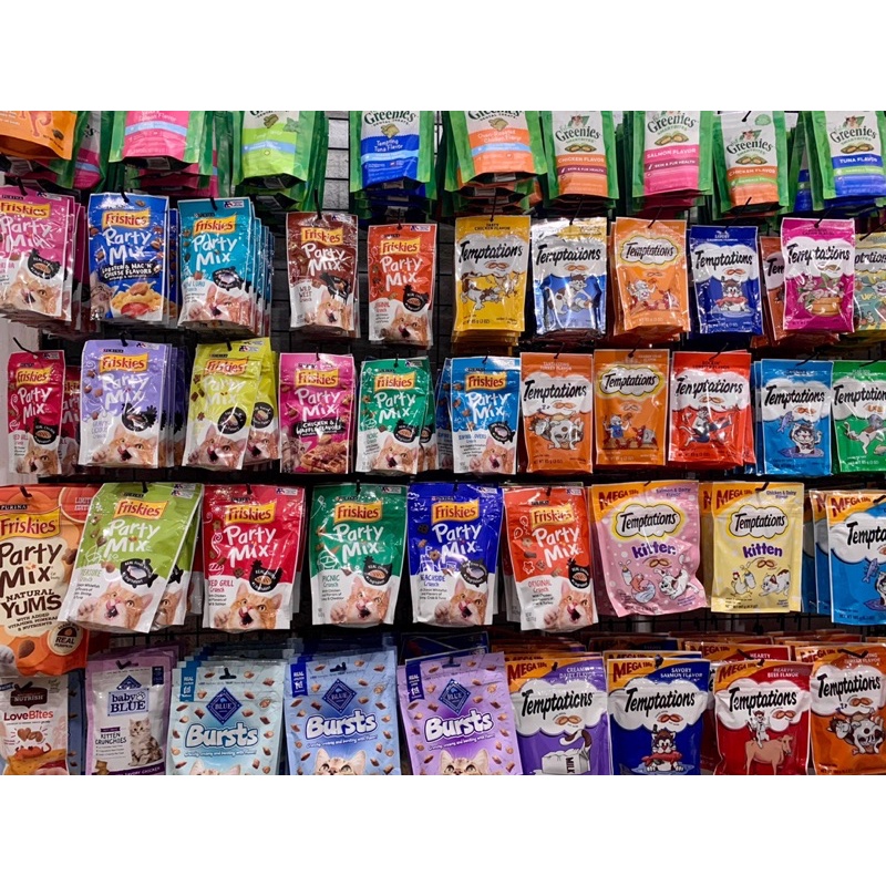 🇺🇸Hàng Mỹ - 20 Vị Snack Bánh Thưởng Cho Mèo Party Mix Cat Treats 60g