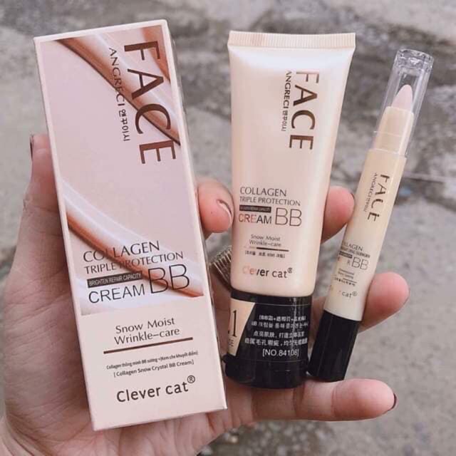 [ CHÍNH HÃNG  100%] KEM VỪA CHE VỪA LÓT MẶT  BB Cream 3in1