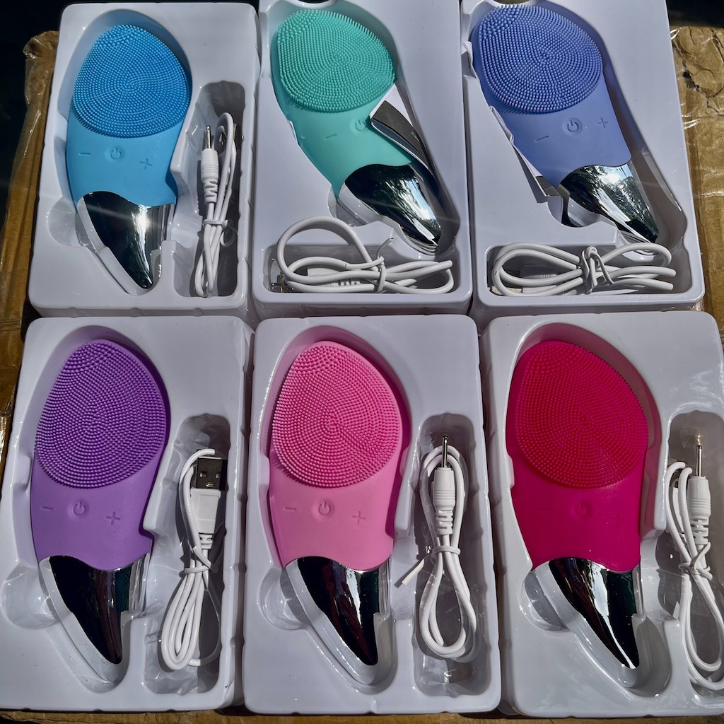 Máy massage rửa mặt 3 in 1 SONIC FACIAL BRUSH cao cấp- sạc usb- chống nước