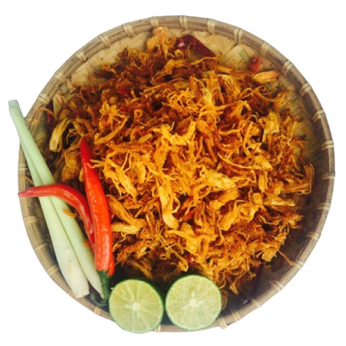 1KG | 2 HỦ KHÔ GÀ BƠ TỎI SẤY CAY THƠM NGON | BigBuy360 - bigbuy360.vn