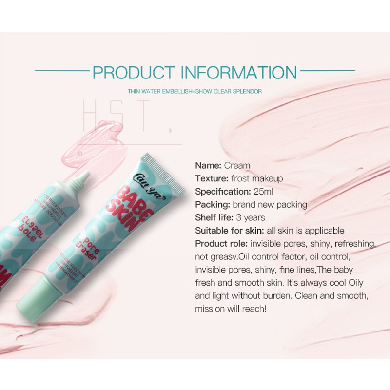 (Hàng Mới Về) Kem Lót Trang Điểm Dưỡng Ẩm Làm Trắng Da Tiện Dụng | BigBuy360 - bigbuy360.vn