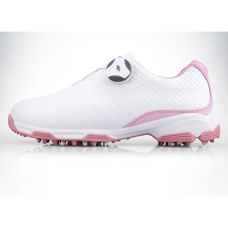 Giày golf nữ PGM nút vặn đế chống trơn trượt giày golf êm chân chống nước