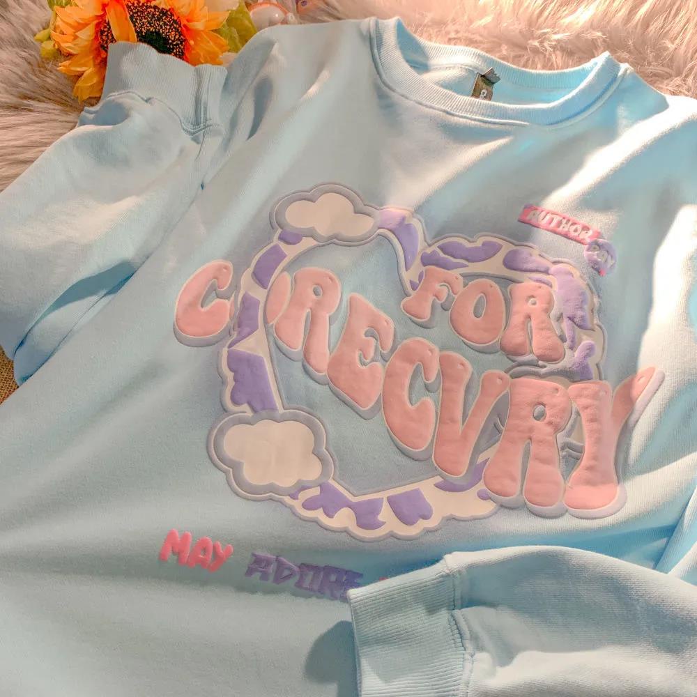 NRVP Áo thun nữ dài tay cổ tròn phong cách Hàn Quốc thời trang