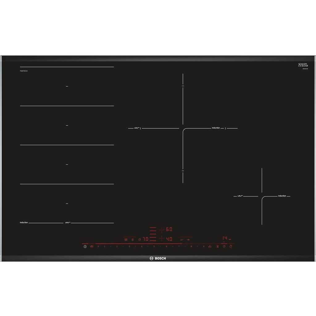 Bếp Từ Bosch PXE875DC1E - Cảnh Báo Nhiệt Dư Hai Cấp Độ - Nhập Khẩu Từ Đức