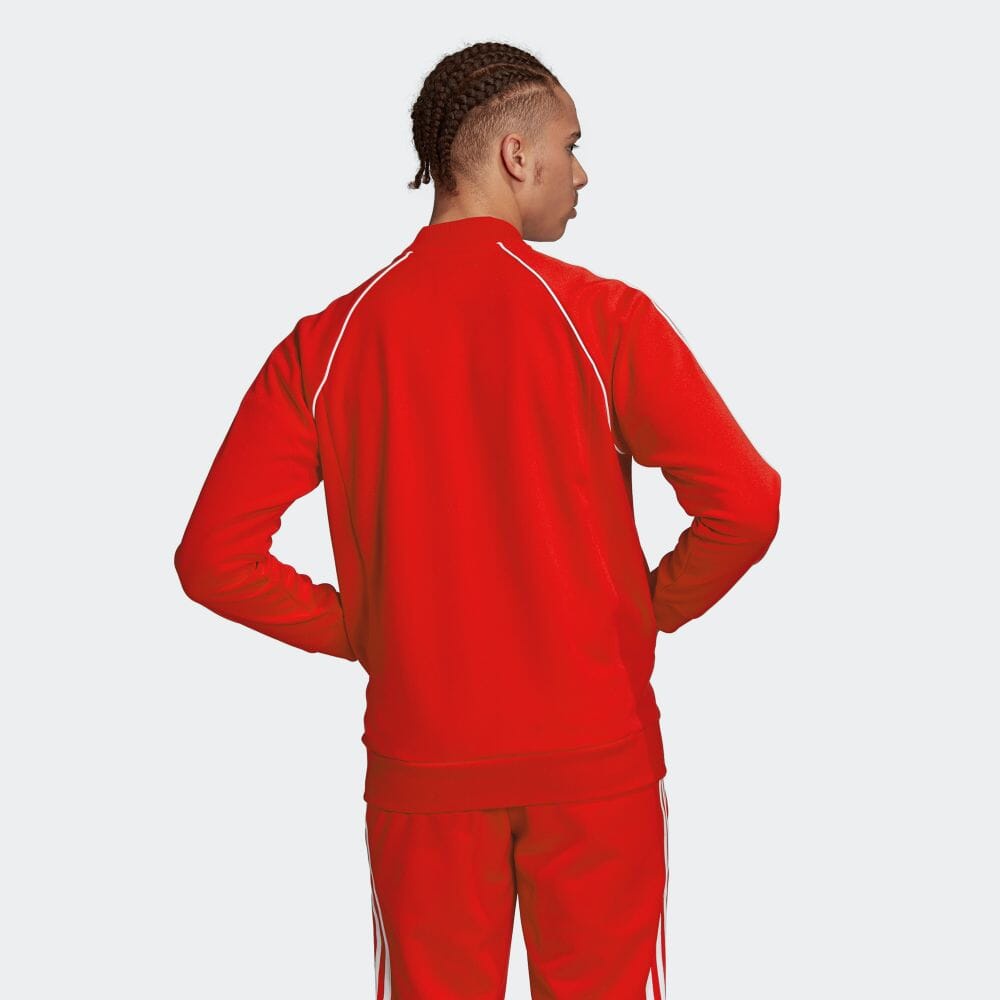 Áo Khoác Thể Thao Adidas Chính Hãng Màu Đỏ - Adidas SST Track Top -FM3809 -Sumo Authentic