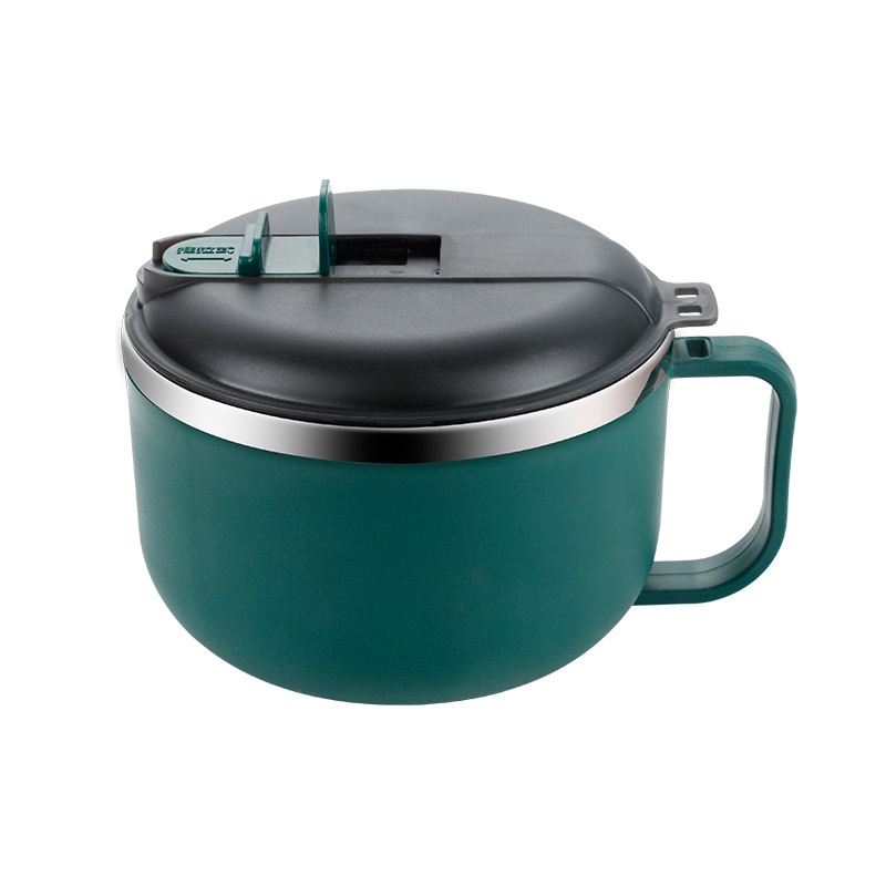 Bát ăn mỳ tô ủ cháo có nắp dã ngoại tiện lợi IN96