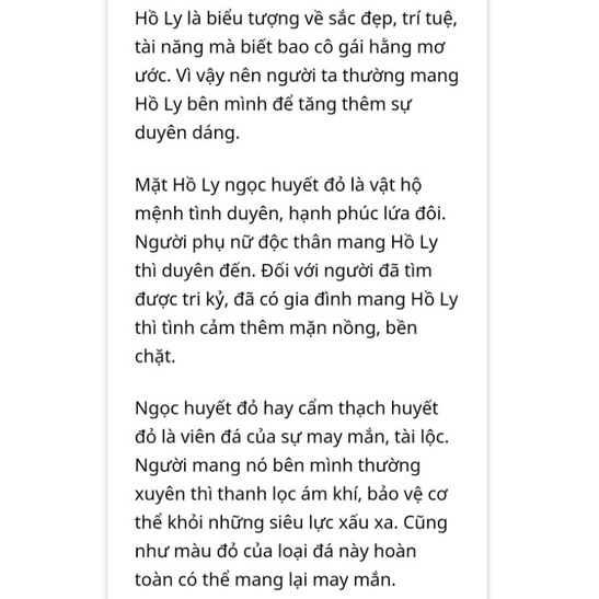 Vòng cổ hồ ly cửu vĩ (9 đuôi) đá N. huyết chế tác thủ công hoàn toàn tự nhiên may mắn, công việc tình duyên lứa đôi