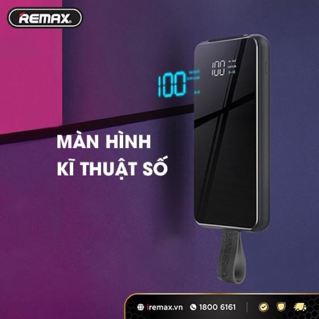 Sạc dự phòng không dây Remax Rpp-105. Dung lượng 10.000mah.