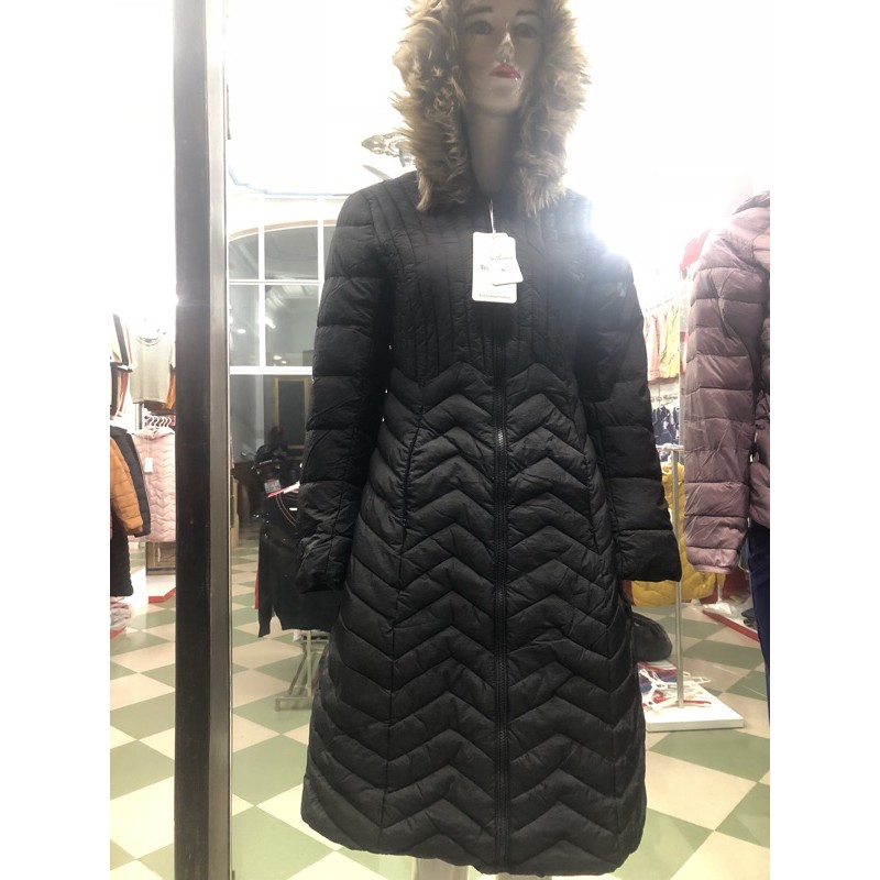 Áo phao siêu nhẹ nữ dáng dài áo phao big size A145