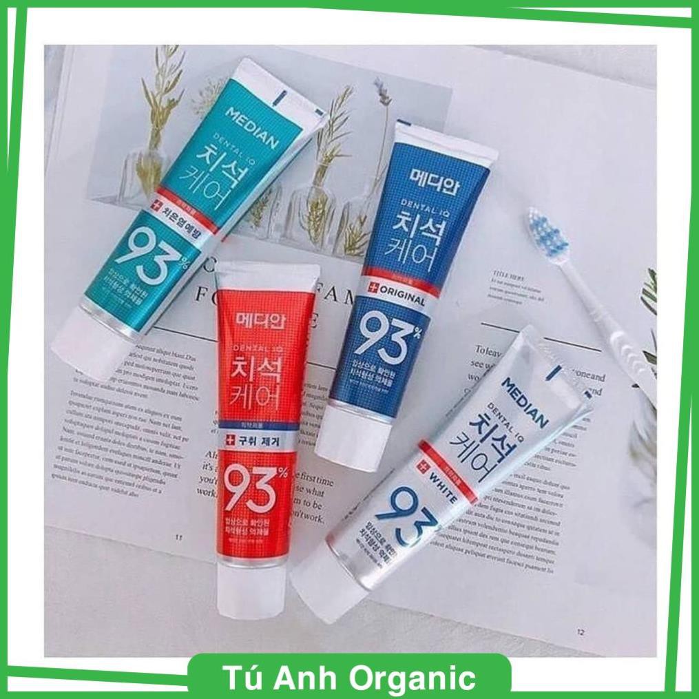 Kem Đánh Răng Tẩy Vôi Răng Chuyên Nghiệp MEDIAN Dental IQ Original Màu Xanh Dương .