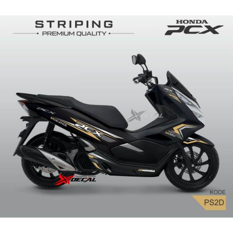 Miếng Dán Decal Màu Đen Trang Trí Xe Hơi Honda Pcx 150