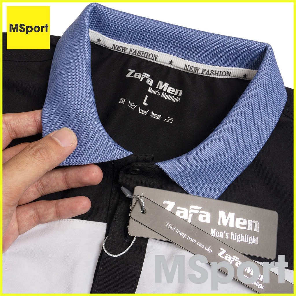 Áo Thun Nam Tay Ngắn Có Cổ Phối 3 Màu Đẹp, Đang Hót Hiện Nay, Chất Vải Cotton Mềm Mịn, Mặc Mát, Co Giãn 4 Chiều | BigBuy360 - bigbuy360.vn