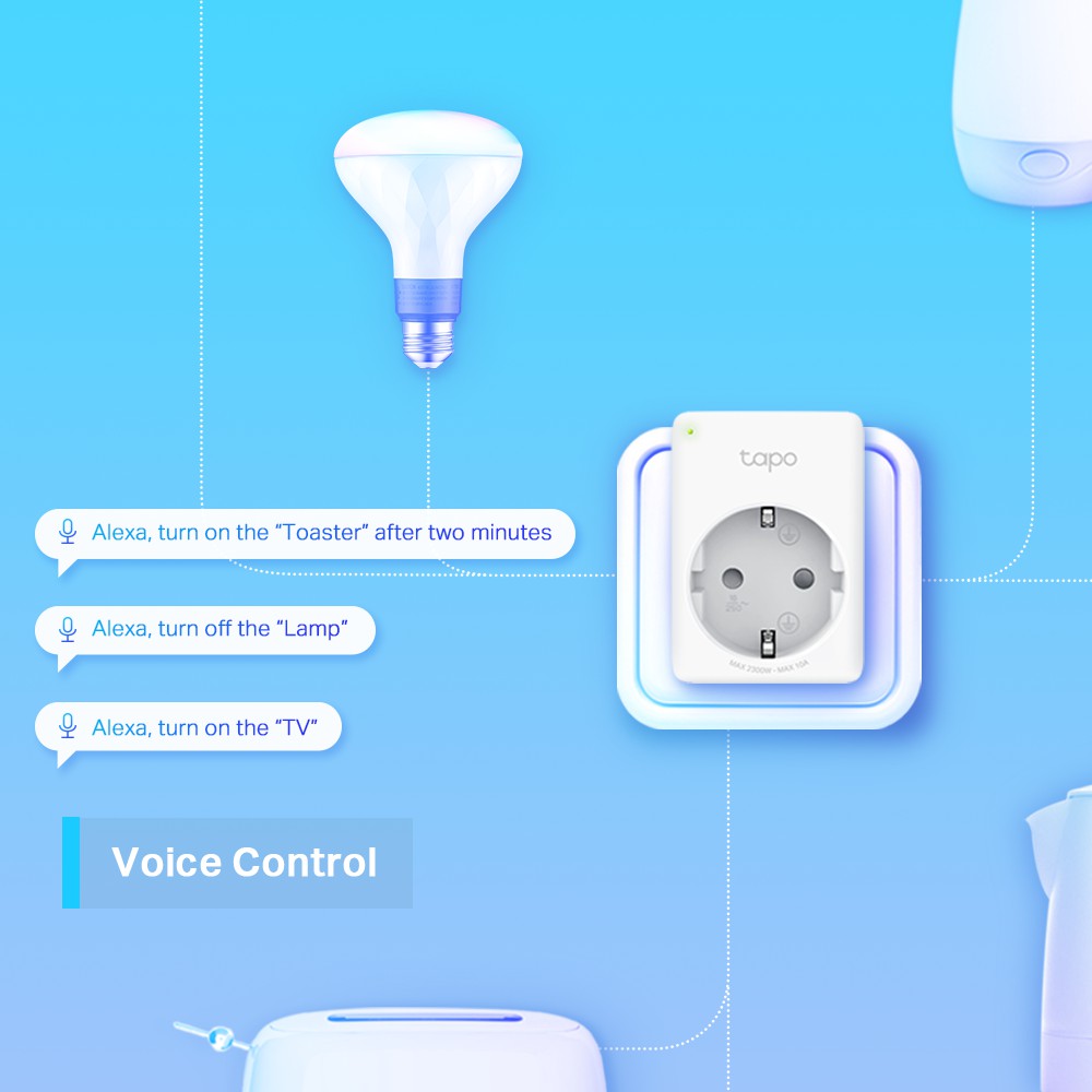 Ổ cắm điện Wifi thông minh TP-Link Tapo P100 - Hàng chính hãng