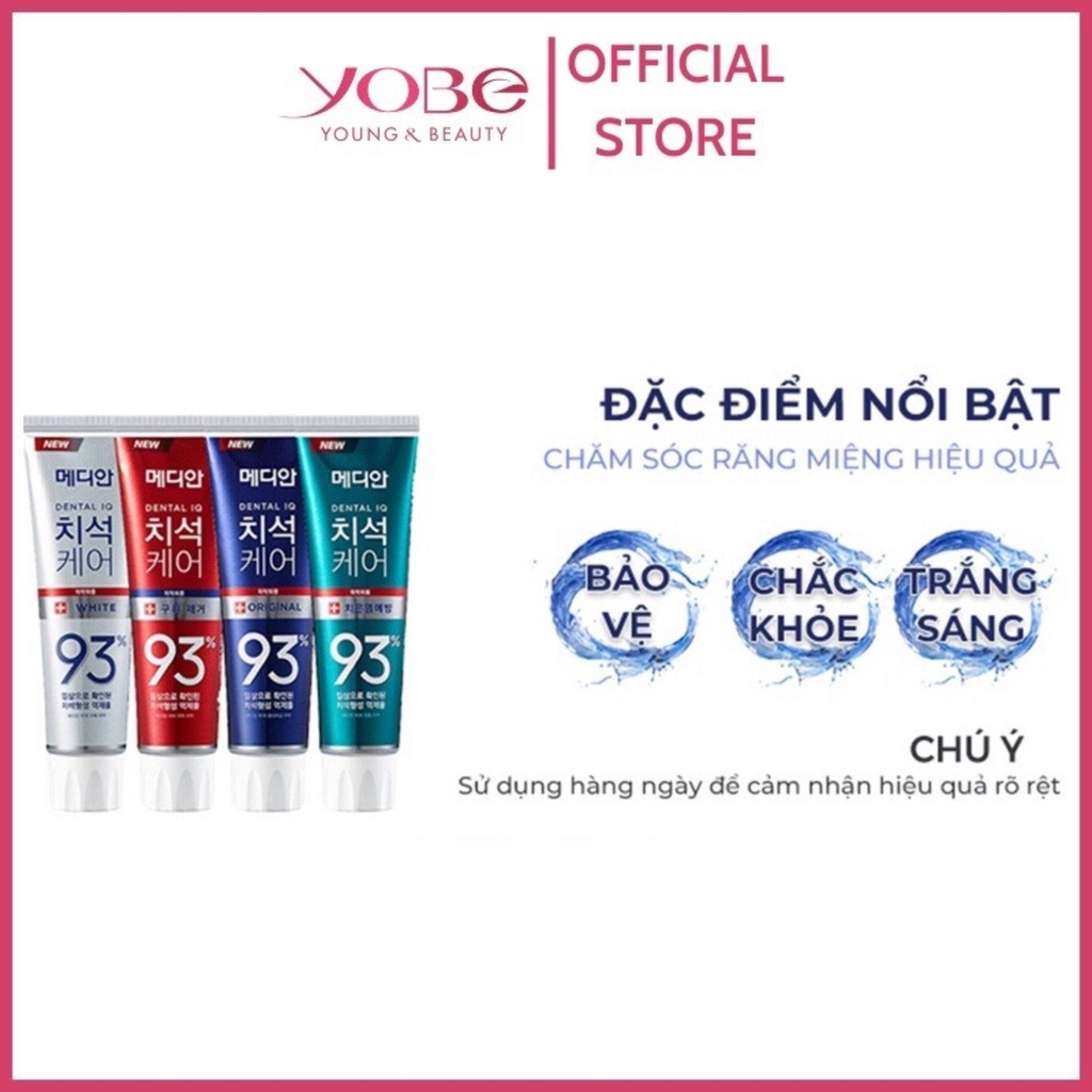 Kem đánh răng MEDIAN Dental IQ 120g trắng răng thơm miệng