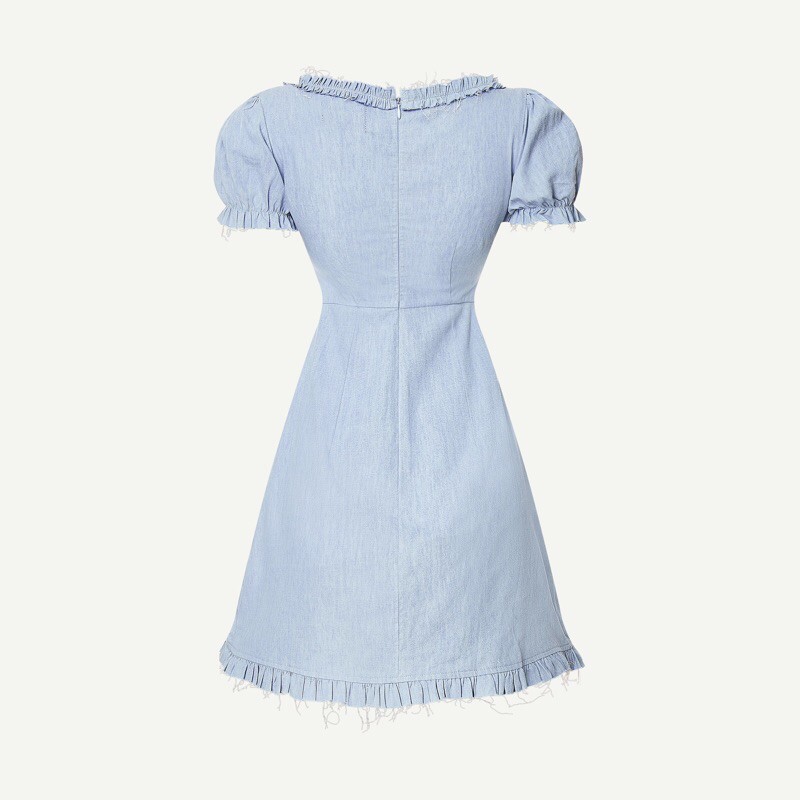 Váy ôm jeans thiết kế cổ điển của SXINVASION