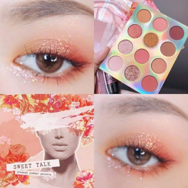 [Chính hãng] Bảng phấn mắt Colourpop Sweet Talk Eyeshadow Palette12 ô màu chống thấm nước lâu trôi