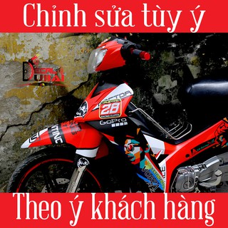 Tem Trùm Sirius Valentino Trắng Đỏ