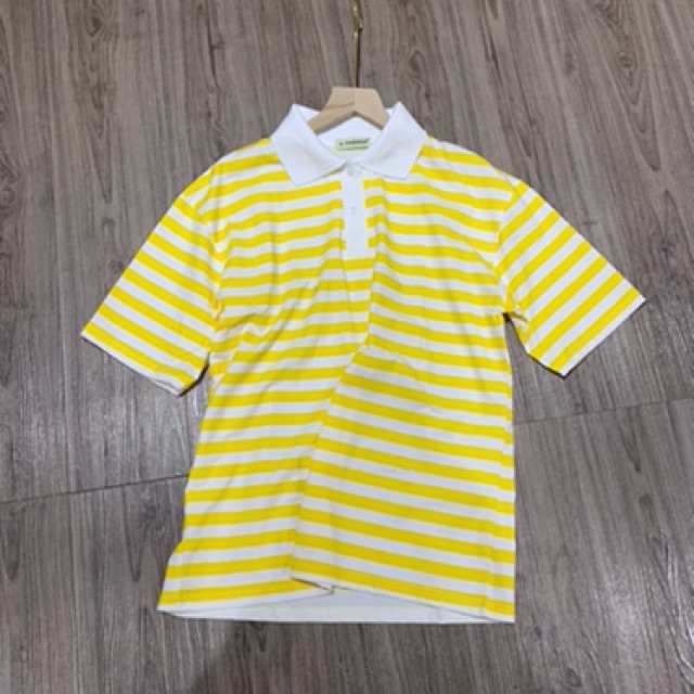Áo phông thụng polo kẻ