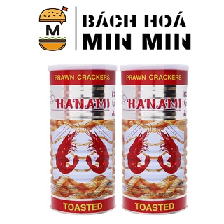Bánh snack Tôm Hanami dạng lon Thái Lan Hanami Prawn Crackers 110g