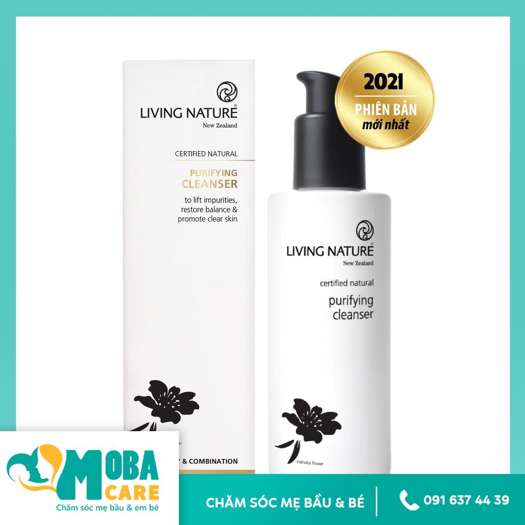 Sữa rửa mặt cho da dầu mụn Purifying Cleanser Living Nature